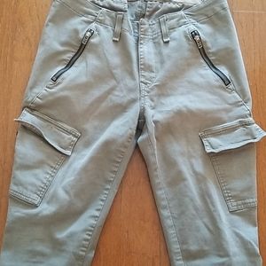 rag & bone Women's Skinny Cargo Pants- Army green